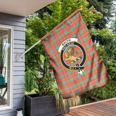 MacFie Ancient Tartan Crest Garden Flag