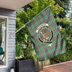 MacKinnon Hunting Ancient Tartan Crest Garden Flag