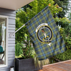 MacLellan Ancient Tartan Crest Garden Flag