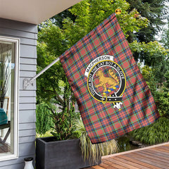 MacPherson Ancient Tartan Crest Garden Flag