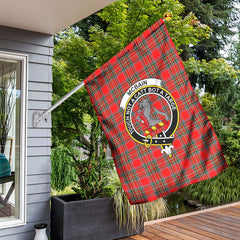 McBain Tartan Crest Garden Flag