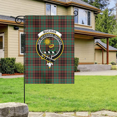 Buchan Ancient Tartan Crest Garden Flag