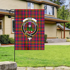 Gow (of Skeoch) Tartan Crest Garden Flag