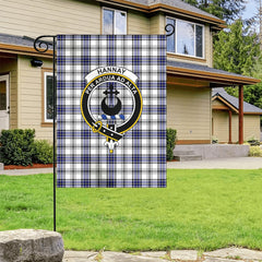 Hannay Modern Tartan Crest Garden Flag