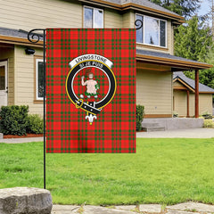 Livingstone Tartan Crest Garden Flag