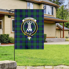 MacCallum Modern Tartan Crest Garden Flag