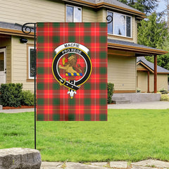 MacFie Tartan Crest Garden Flag