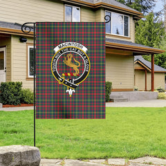 MacIntosh Hunting Modern Tartan Crest Garden Flag