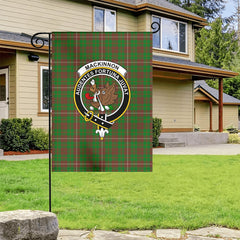 MacKinnon Hunting Modern Tartan Crest Garden Flag