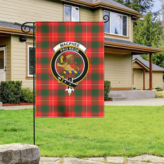 MacPhee Modern Tartan Crest Garden Flag
