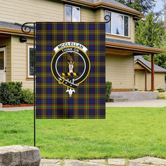 McClellan Modern Tartan Crest Garden Flag
