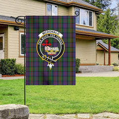McDonald Tartan Crest Garden Flag