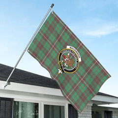MacKinnon Hunting Ancient Tartan Crest House Flag