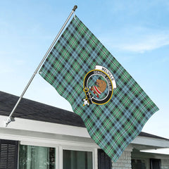 Melville Tartan Crest House Flag