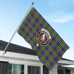 Whitefoord Tartan Crest House Flag