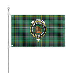 MacAlpine Ancient Tartan Crest House Flag