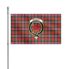MacDuff Modern Tartan Crest House Flag