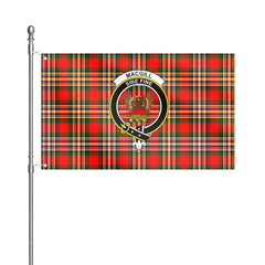 MacGill Modern Tartan Crest House Flag