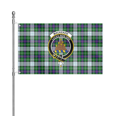 MacKenzie Dress Modern Tartan Crest House Flag