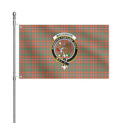 MacKinnon Ancient Tartan Crest House Flag