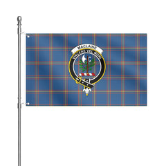 MacLaine of Loch Buie Hunting Ancient Tartan Crest House Flag