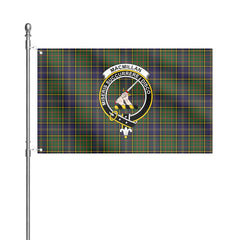 MacMillan Hunting Modern Tartan Crest House Flag