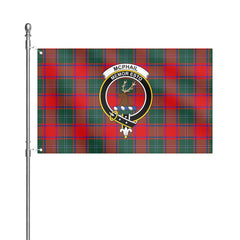 McPhail Clan Tartan Crest House Flag