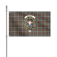 Murray of Atholl Weathered Tartan Crest House Flag