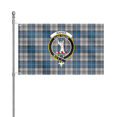 Napier Modern Tartan Crest House Flag