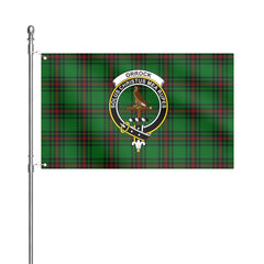 Orrock Tartan Crest House Flag