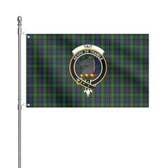 Tait Tartan Crest House Flag