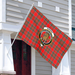 Binning (of Wallifoord) Tartan Crest House Flag