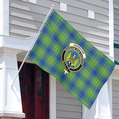 Johnston Ancient Tartan Crest House Flag
