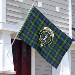 Kirkpatrick Tartan Crest House Flag
