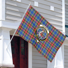 MacBeth Modern Tartan Crest House Flag