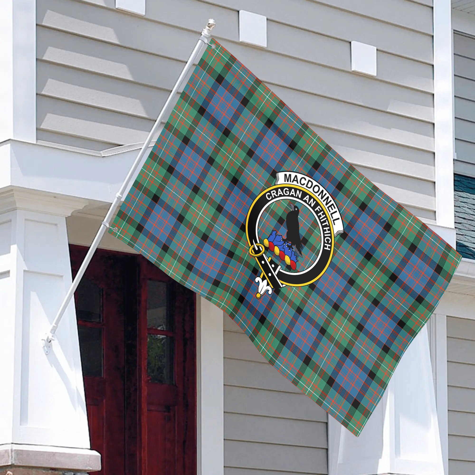 MacDonnell of Glengarry Ancient Tartan Crest House Flag