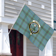 MacInnes Ancient Tartan Crest House Flag