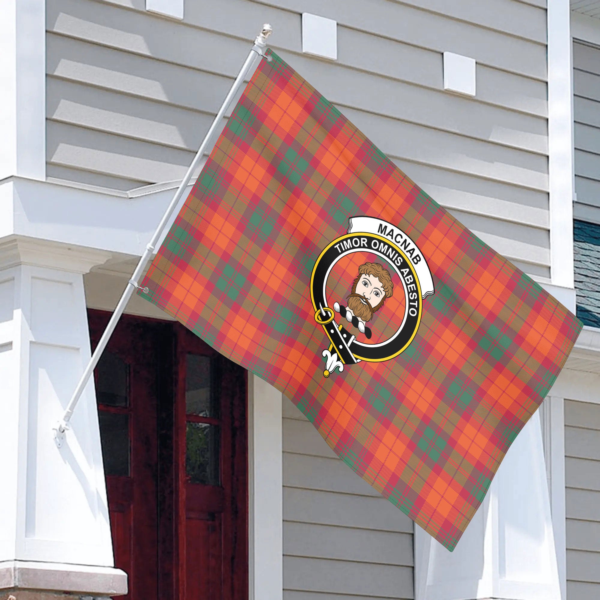 MacNab Ancient Tartan Crest House Flag