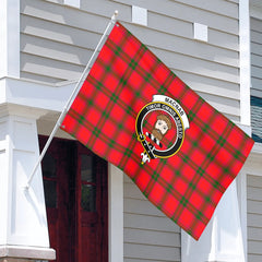 MacNab Modern Tartan Crest House Flag