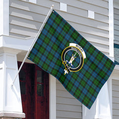 McKay Modern Tartan Crest House Flag