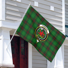 Primrose Tartan Crest House Flag