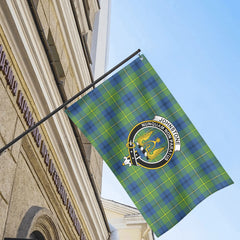 Johnstone Ancient Tartan Crest House Flag
