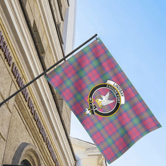 Lindsay Ancient Tartan Crest House Flag