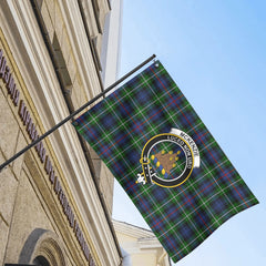 McKenzie Modern Tartan Crest House Flag
