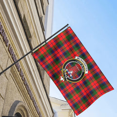 McNaughten Tartan Crest House Flag