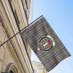 Taylor Weathered Tartan Crest House Flag