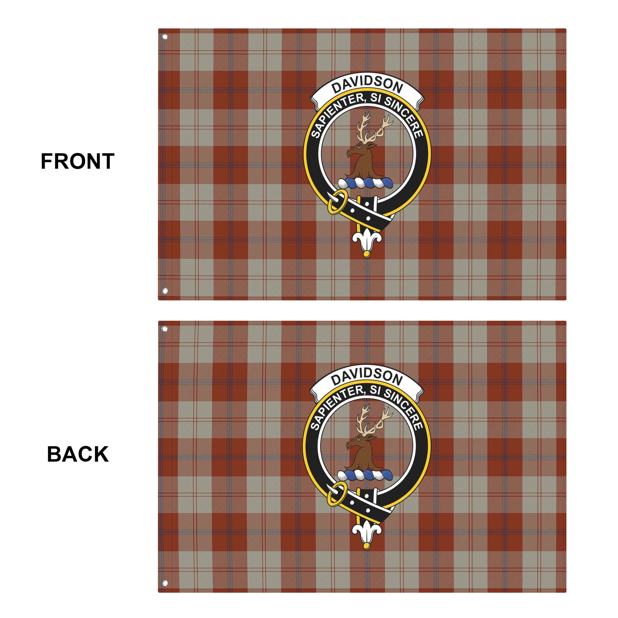 Davidson Dress Dancers Tartan Crest House Flag