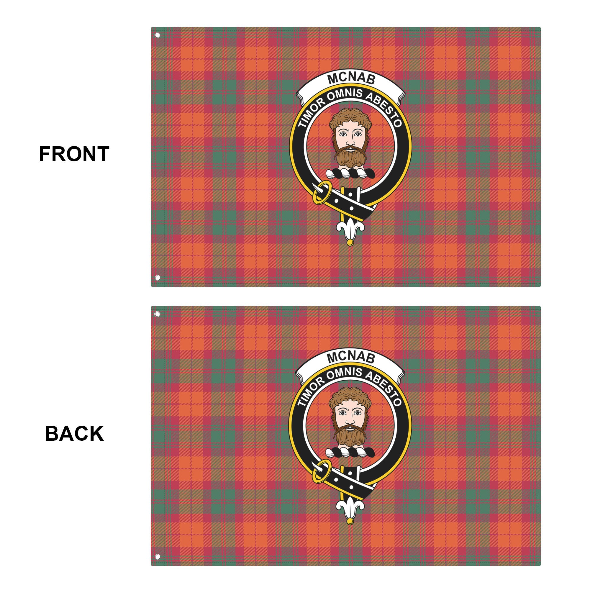 McNab Ancient Tartan Crest House Flag