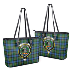 McLaren Ancient Tartan Crest Leather Tote Bag