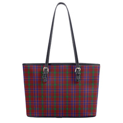 McNiven Tartan Leather Tote Bag